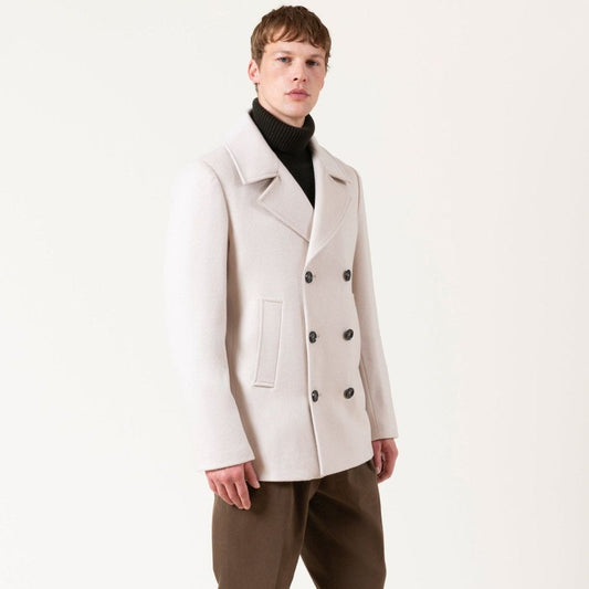 Beige Wool Coat