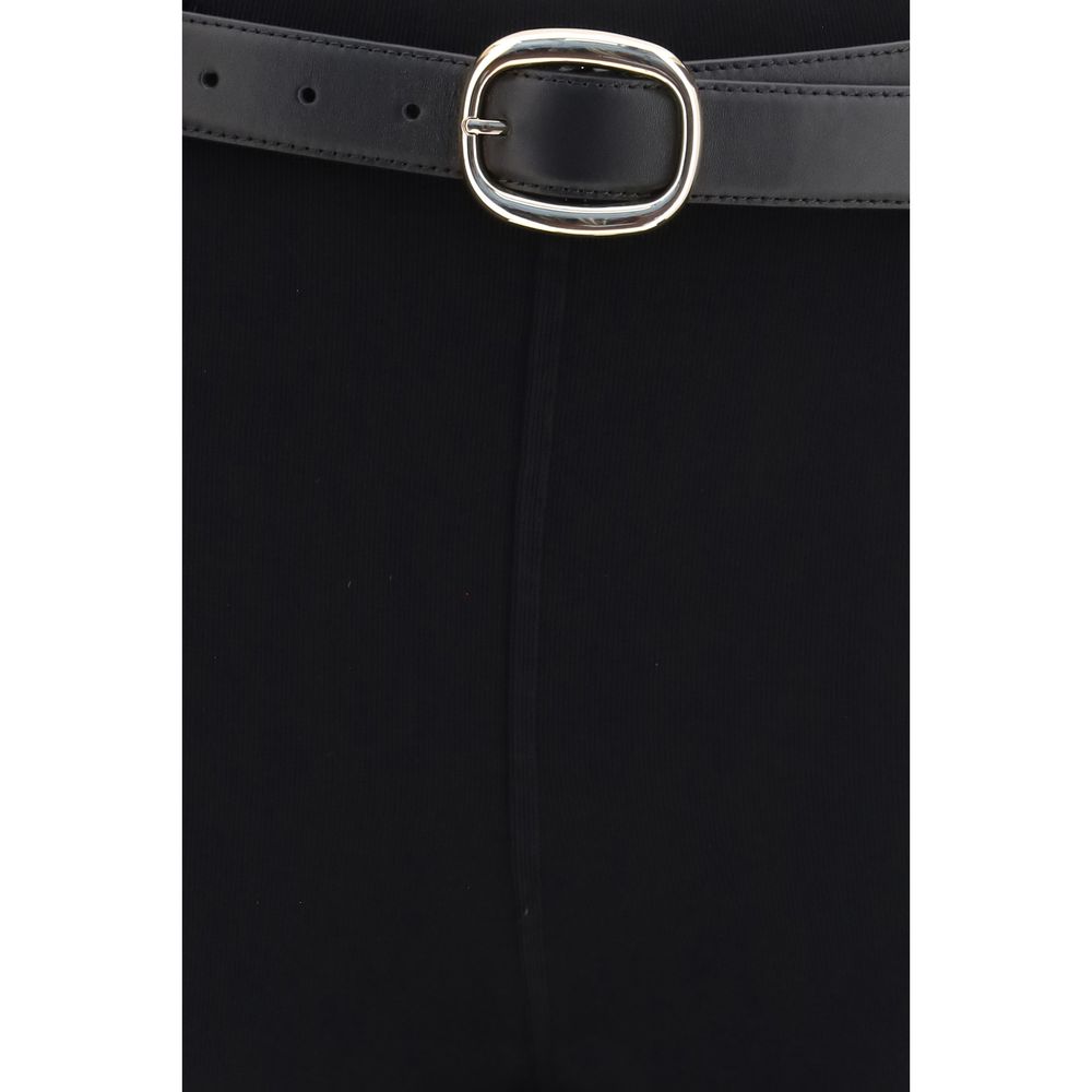 Black Viscose Leggings