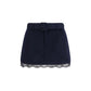 Blue Wool Oves Aries Bermuda Shorts