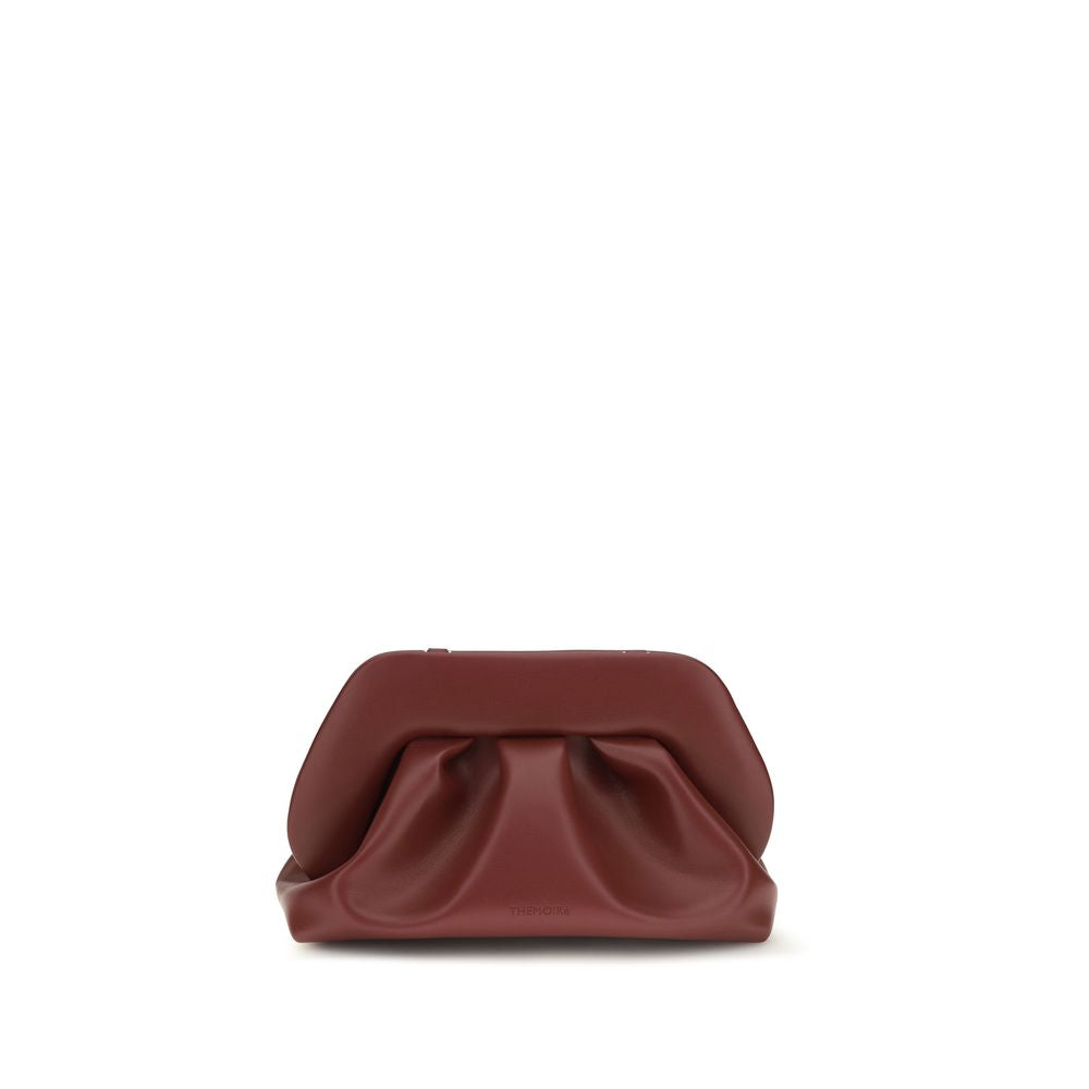 Bordeaux Vegan Leather Clutch Bag