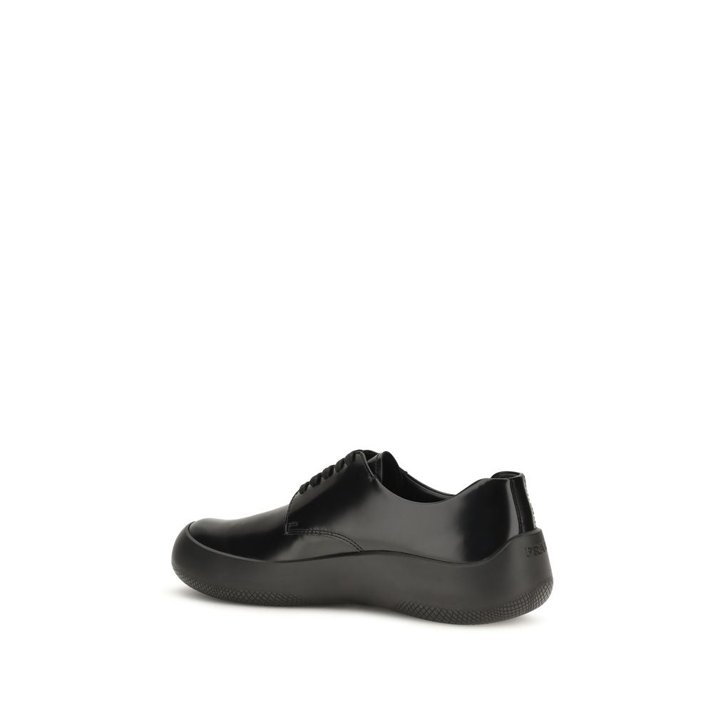 Black Calf Leather Bos Taurus Sneakers