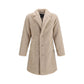 Beige Polyester Coat