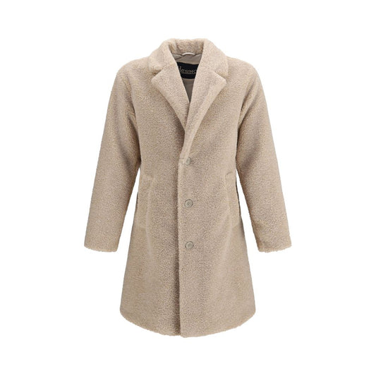 Beige Polyester Coat
