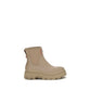 Beige Rubber Chelsea Boots