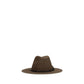Brown Eco Fabric Fedora