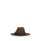 Brown Eco Fabric Fedora