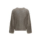 Beige Silk Sweatshirt