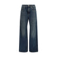 Blue Cotton Jeans Denim