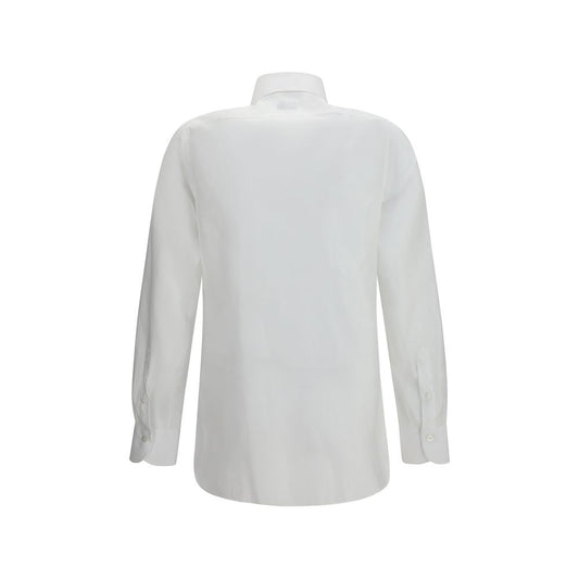 White Cotton Dress Shirt