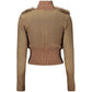 Brown Viscose Women's Sweater