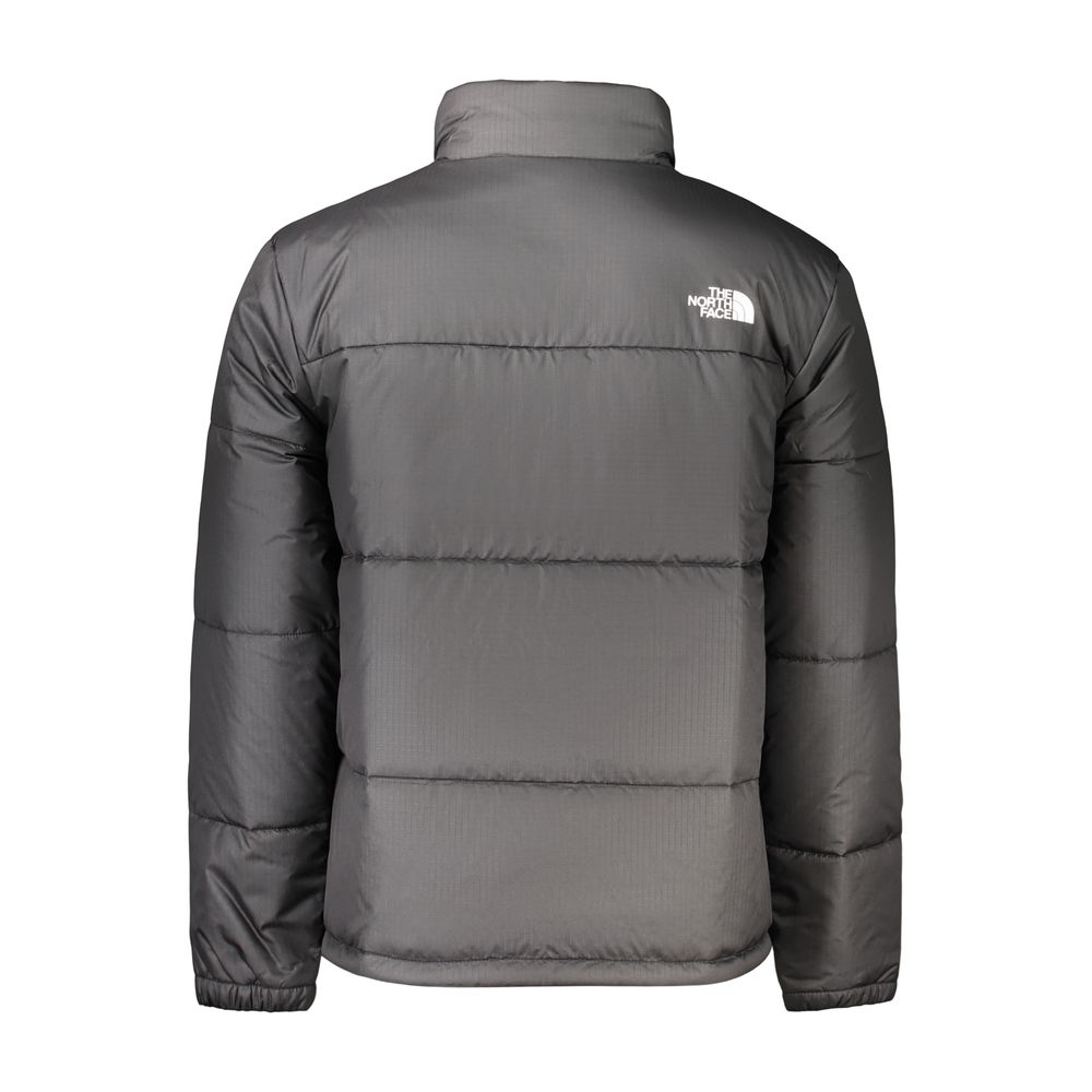 Black Polyester Men's Jacket