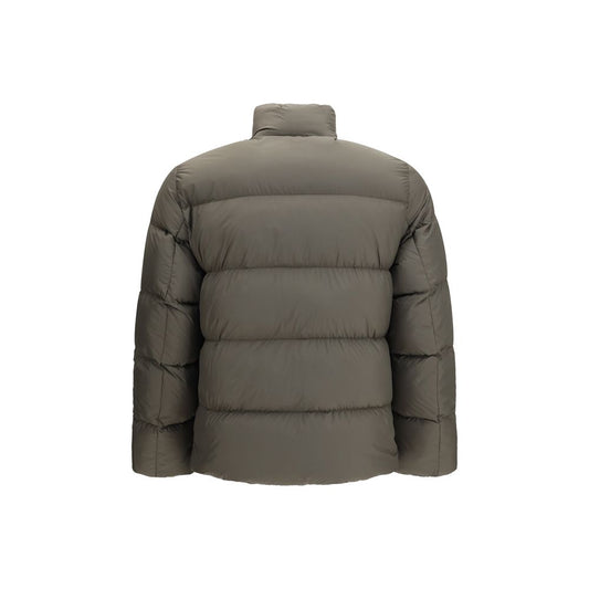 Bicolor Goose Down Full-Length Jacket