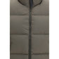 Bicolor Goose Down Full-Length Jacket