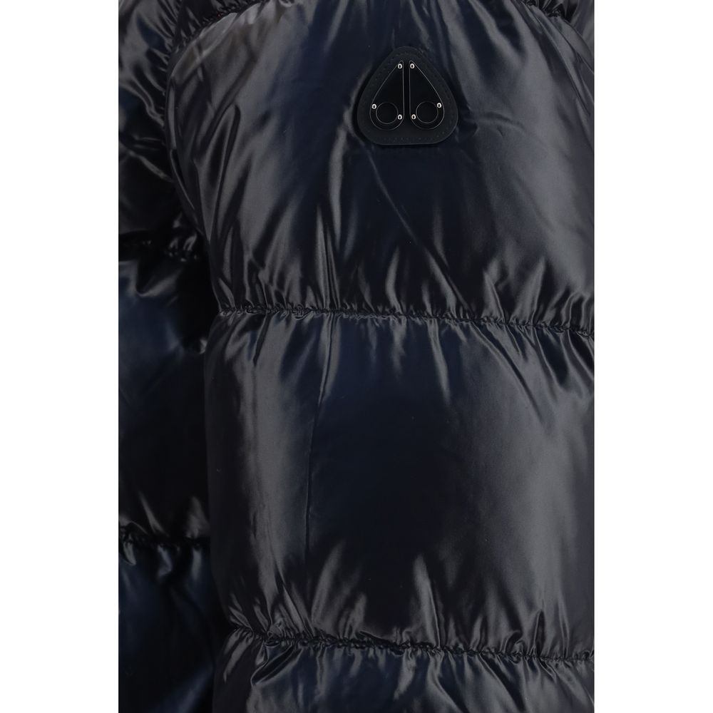 Black Nylon Full-Length Jacket