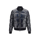 Black Nylon Bomber