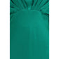 Bicolor Silk Cocktail Dress