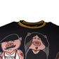 Black Cotton T-Shirt