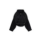 Black Cotton Denim Jacket