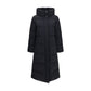 Black Polyamide Full-Length Jacket