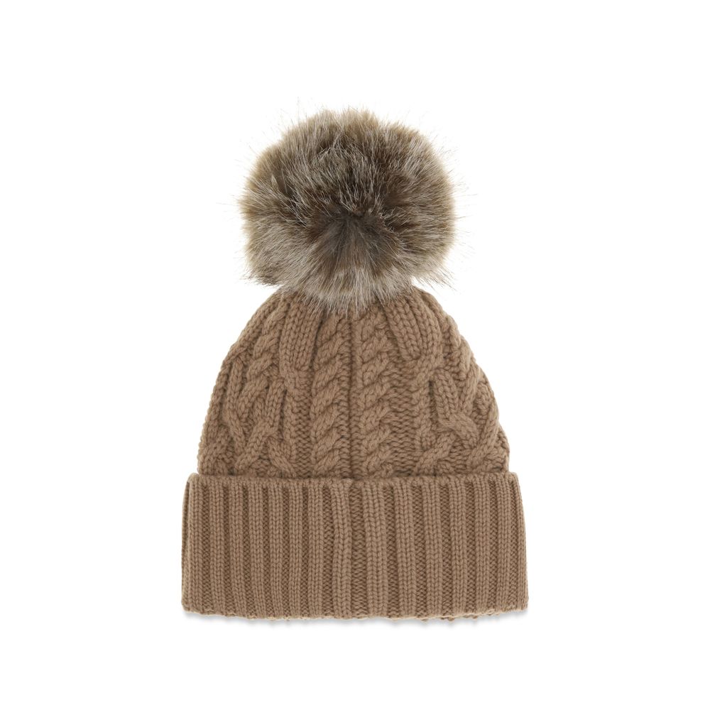 Brown Wool Oves Aries Beanie