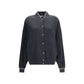 Gray Cotton Bomber
