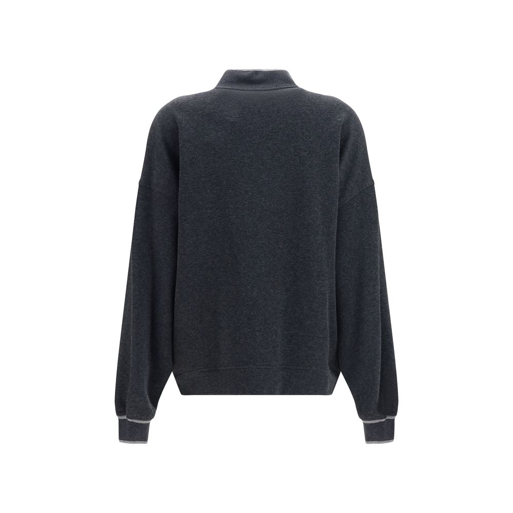 Gray Cotton Bomber