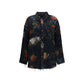 Black Cotton Pattern Shirt
