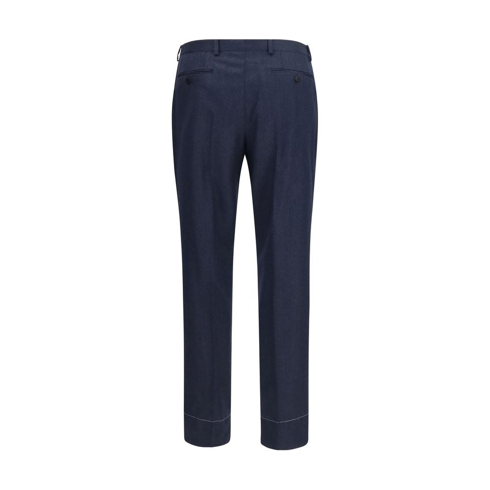 Blue Wool Oves Aries Casual Pants