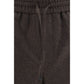 Brown Wool Oves Aries Casual Pants