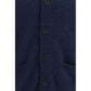 Blue Cashmere Cardigan