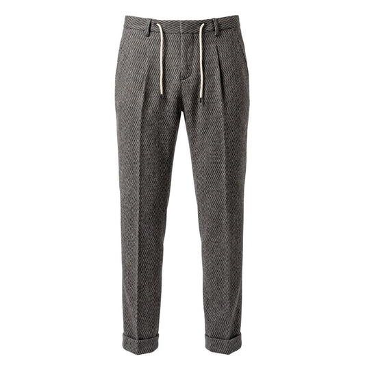 Black Rayon Men Pant