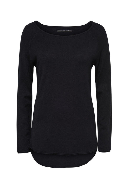 Black Polyamide Sweatshirt