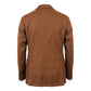 Brown Viscose Men Jacket