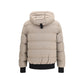 Beige Nylon Shell Jacket