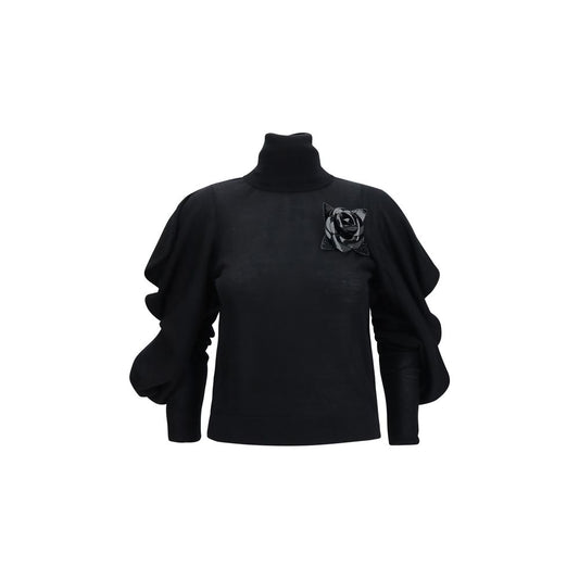 Black Wool Oves Aries Turtleneck