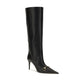 Black Calf Leather Bos Taurus Boots
