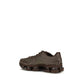 Brown Fabric Athletic Sneakers