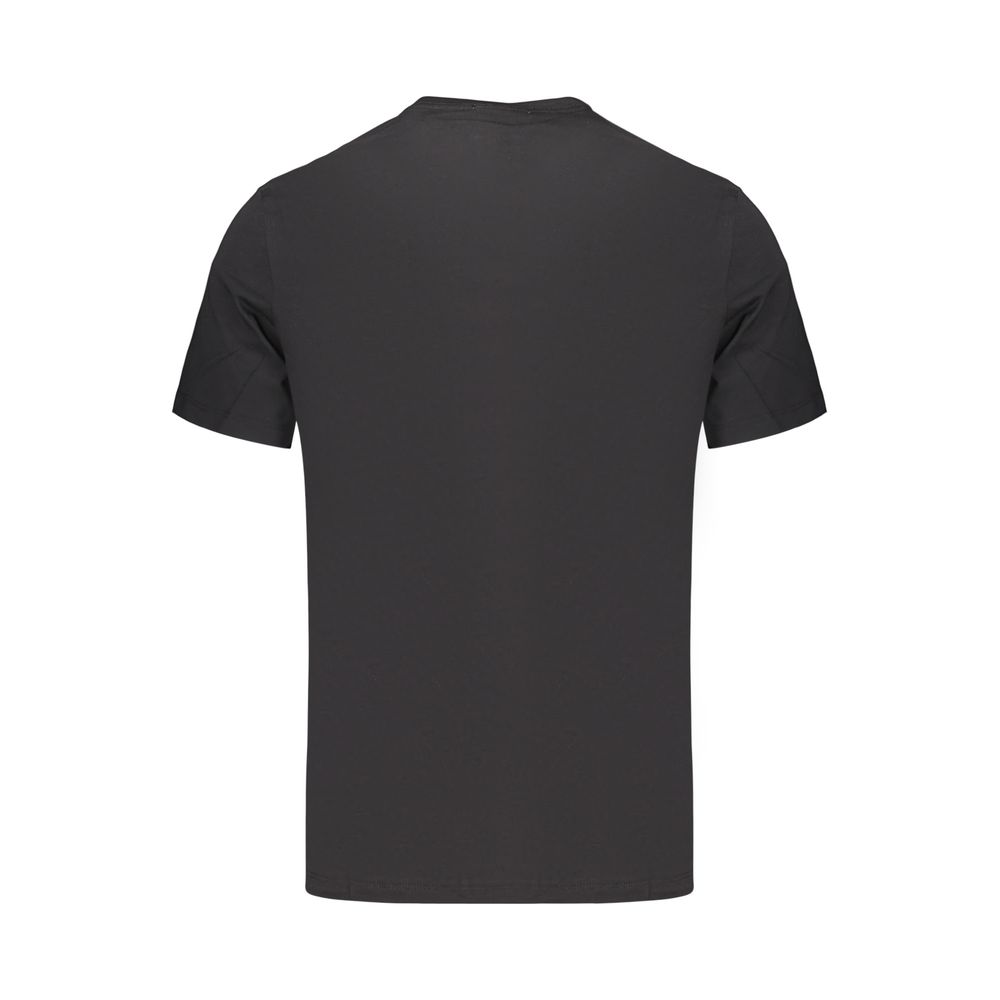 Black Cotton Men's T-Shirt