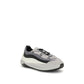 Gray Polyester Athletic Sneakers