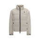 Beige Polyester Full-Length Jacket