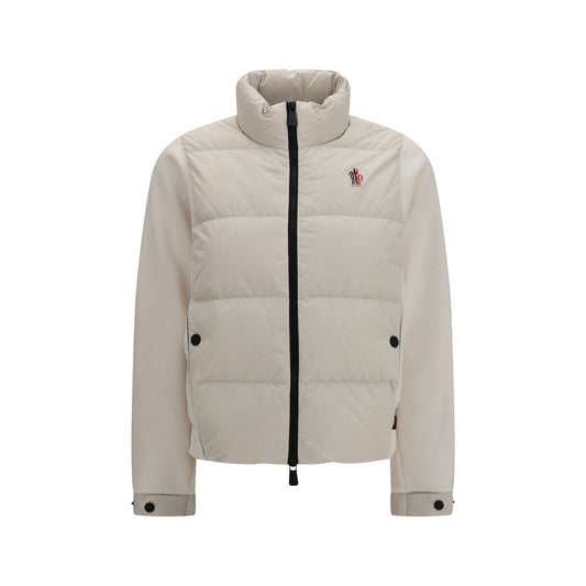 Beige Polyester Full-Length Jacket