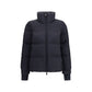 Black Polyamide Full-Length Jacket