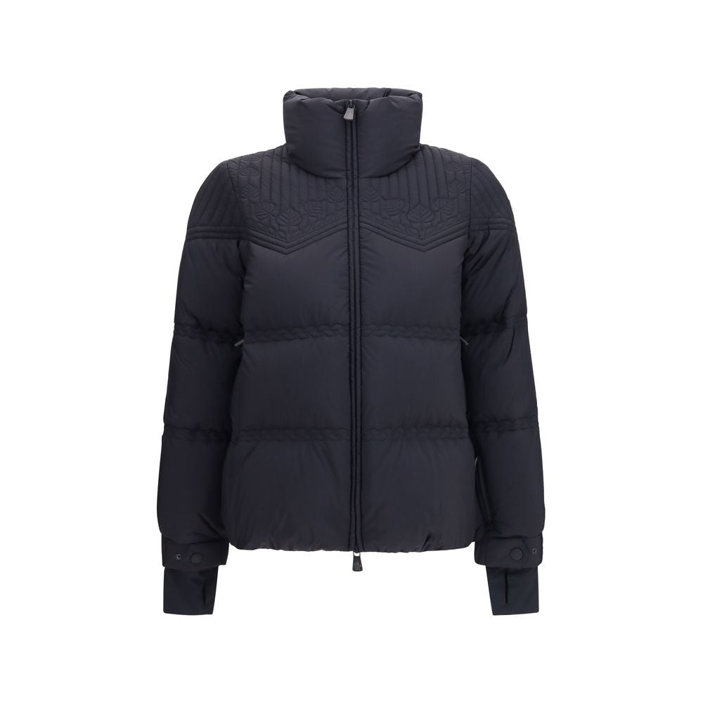 Black Polyamide Full-Length Jacket