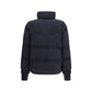 Black Polyamide Full-Length Jacket