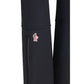 Black Polyester Athletic Pants