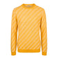 Orange Linen Men Sweater
