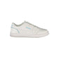 White Polyurethane Women Sneaker