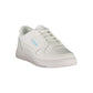 White Polyurethane Women Sneaker