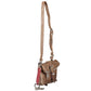 Brown Polyurethane Women's Bag