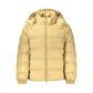 Beige Nylon Full-Length Jacket